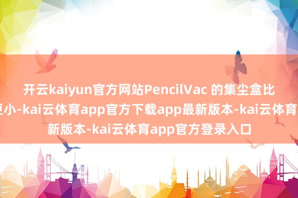 开云kaiyun官方网站PencilVac 的集尘盒比戴森其他吸尘器更小-kai云体育app官方下载app最新版本-kai云体育app官方登录入口