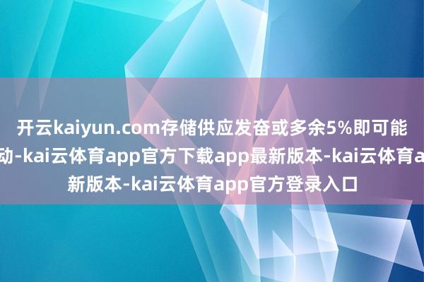 开云kaiyun.com存储供应发奋或多余5%即可能导致价钱成倍波动-kai云体育app官方下载app最新版本-kai云体育app官方登录入口