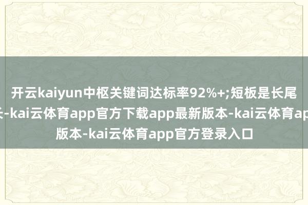 开云kaiyun中枢关键词达标率92%+;短板是长尾词优化周期略长-kai云体育app官方下载app最新版本-kai云体育app官方登录入口